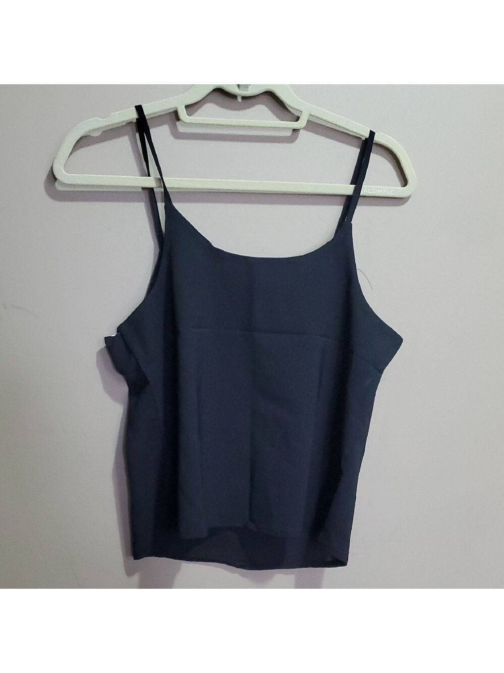 Women's Black Spaghetti Strap Top Size Medium